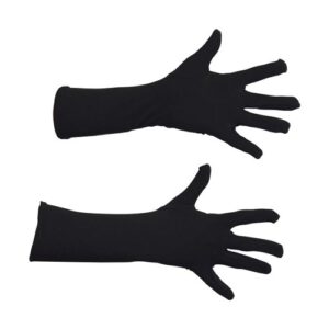 Handschoenen luxe zwart 40cm
