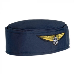 Hoed Stewardess blauw