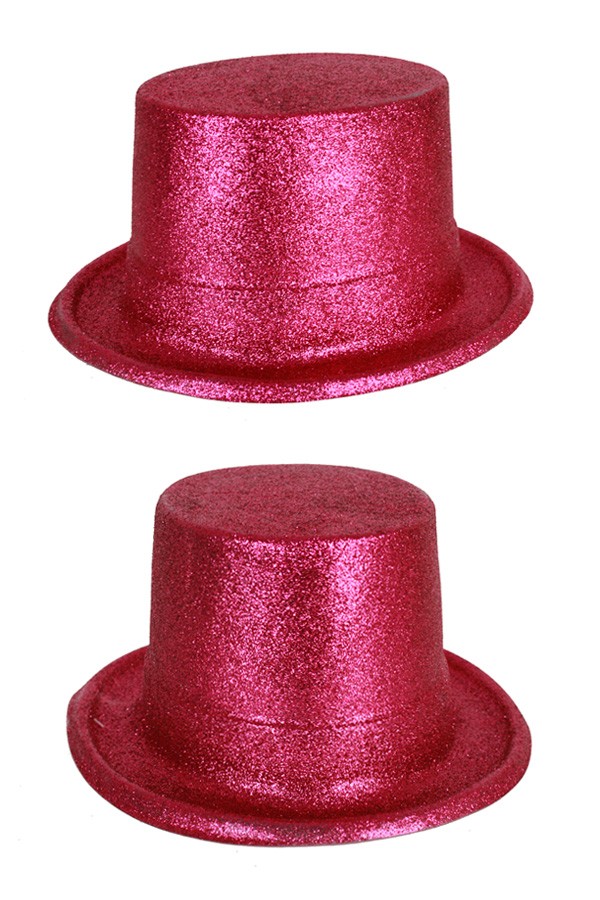 Sporten Nylon Blaze ᐅ Hoge Hoed plastic glitter roze Hoge hoeden kopen