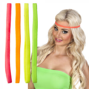 Hoofd Elastieken neon