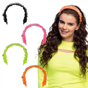 Hoofdband Shira neon Zwart (4 kleuren)