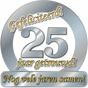 Huldeschild - Special - 25jr getrouwd