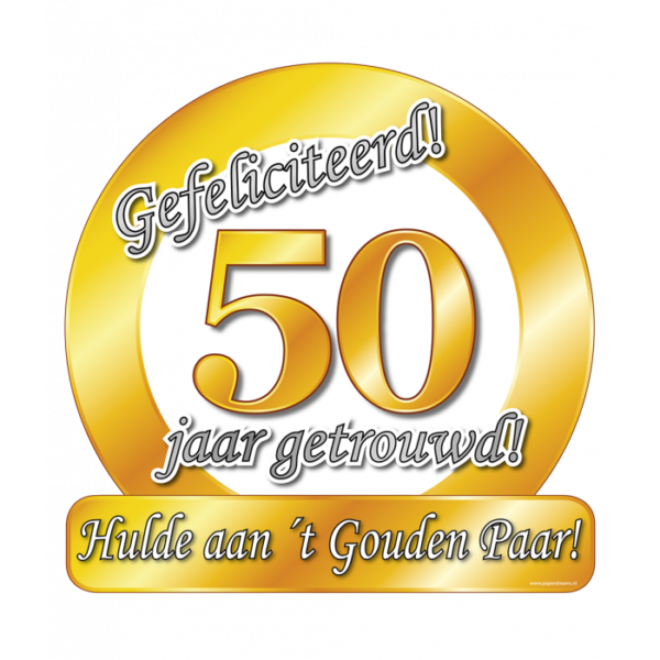 Huldeschild - Special - 50jr getrouwd