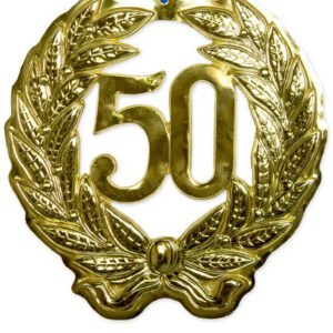 Jubileumkrans 50 jaar plastic 40cm