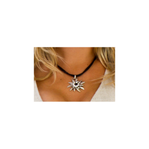 Ketting Edelweis strass