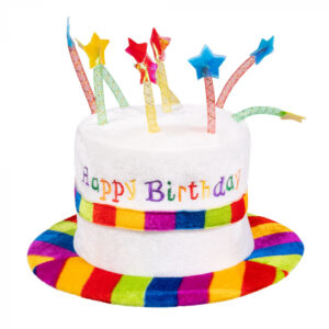 Kinderhoed Rainbow pie Happy Birthday
