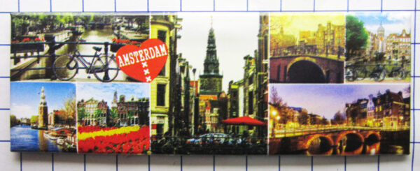 Koelkastmagneet Love Amsterdam panorama