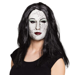 Latex gezichtsmasker Zombiemeisje
