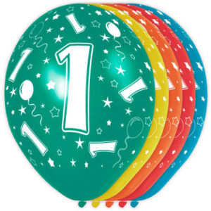 Leeftijdsballonnen 1 jr