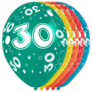 Leeftijdsballonnen 30 jr