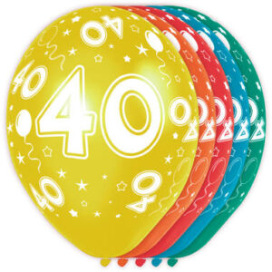 Leeftijdsballonnen 40 jr