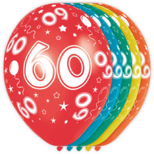 Leeftijdsballonnen 60 jr