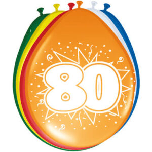 Leeftijdsballonnen 80 jr