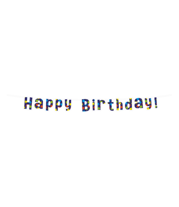 Letter Banner Happy Birthday