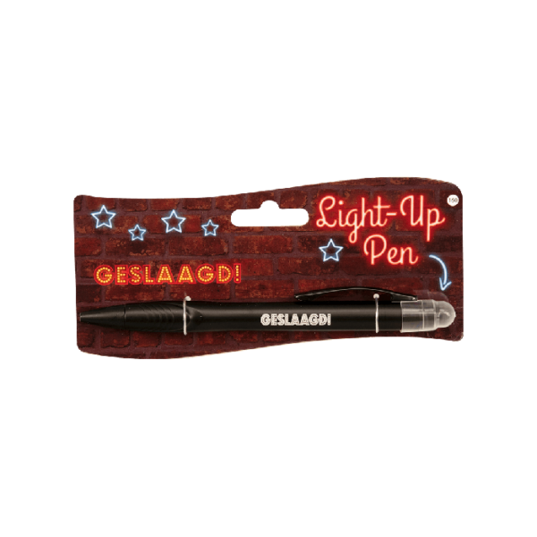 Light up pen - Geslaagd