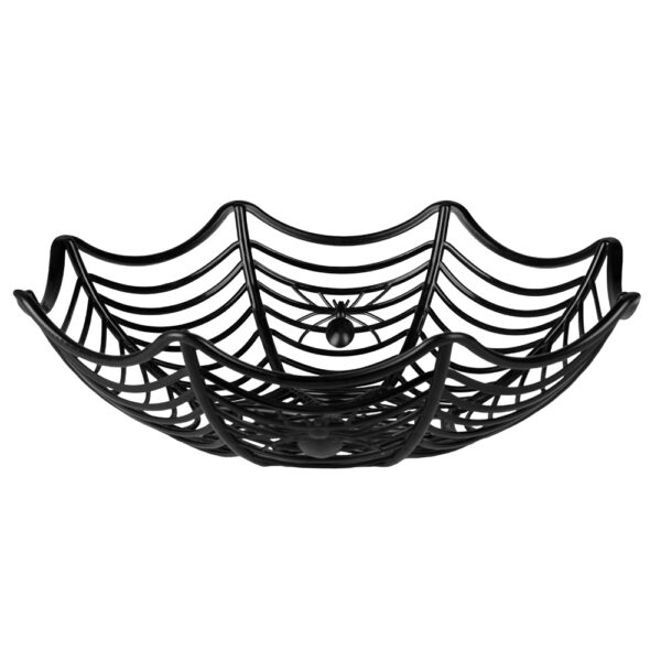 Mandje Spinnenweb zwart