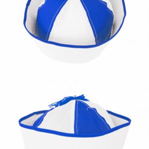 Marine muts blauw/wit one size