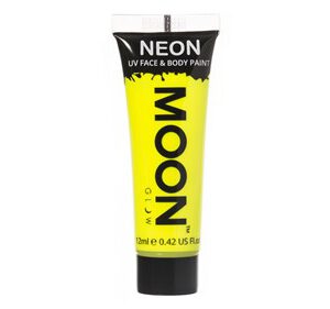 Neon UV face & body paint yellow
