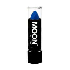 Neon UV lipstick blue