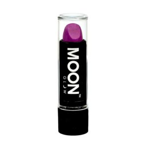 Neon UV lipstick purple