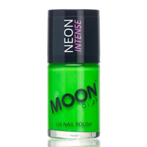 Neon UV nail-polish green