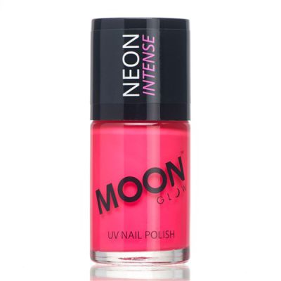 Neon UV nail-polish pink