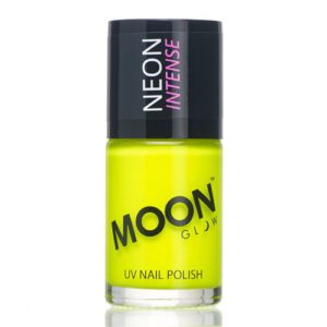 Neon UV nail-polish yellow
