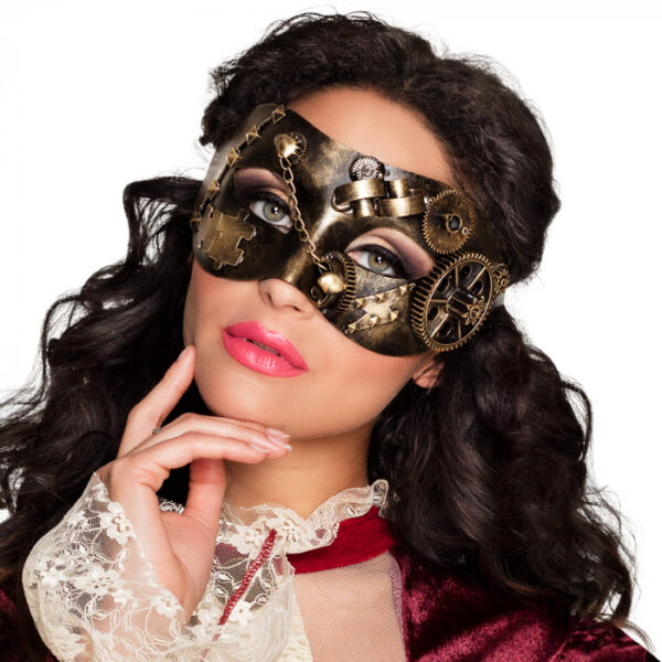 Oogmasker Steampunk rotismo