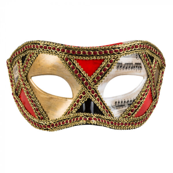 Oogmasker Venice scacchi