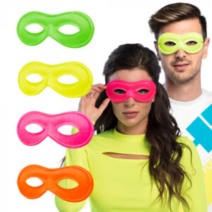 Oogmasker neon oranje (4 kleuren)