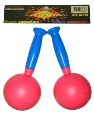 Paar sambaballen assortie kleuren i