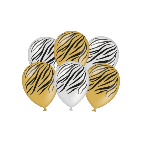 Party balloons - Zebra