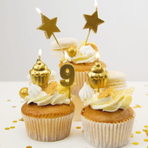 Party cake candles - 9