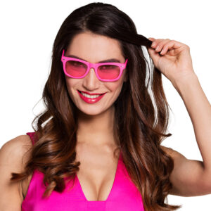 Partybril Dance neon roze