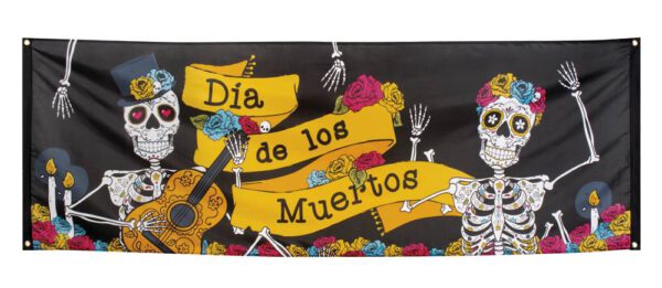 Polyester Banner Day of the Dead 74x220cm