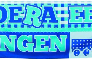 Polyester banner Jongen 74x220cm