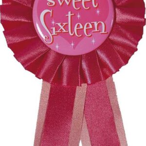 Rozet roze Sweet 16