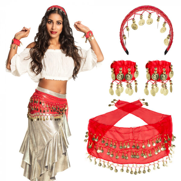 Set Gypy / Belly dance zwart