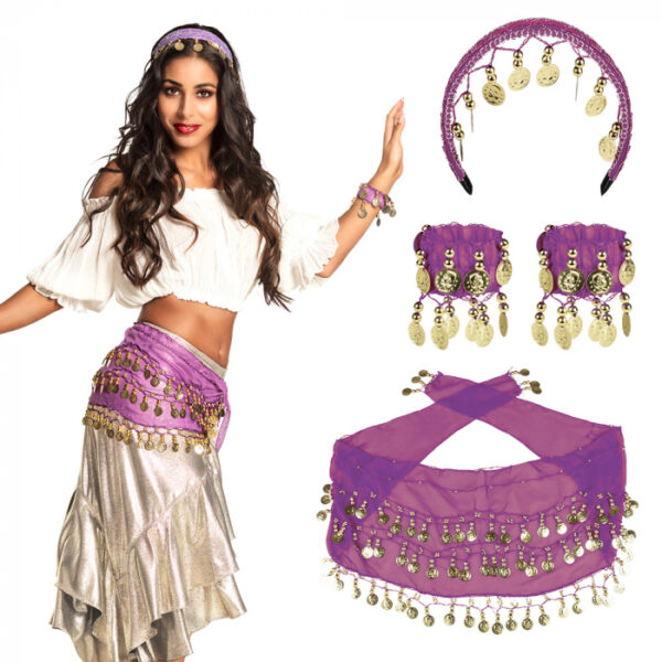 Set Gypy / Belly dance zwart