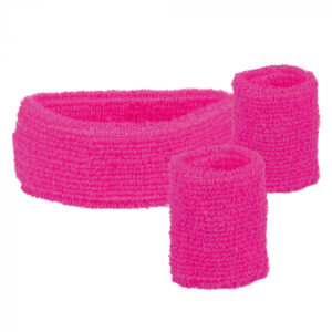 Set Zweetbandjes roze