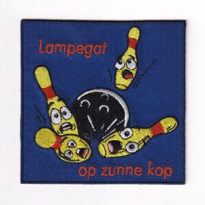 Strijkembleem Lampegat op zunne kop
