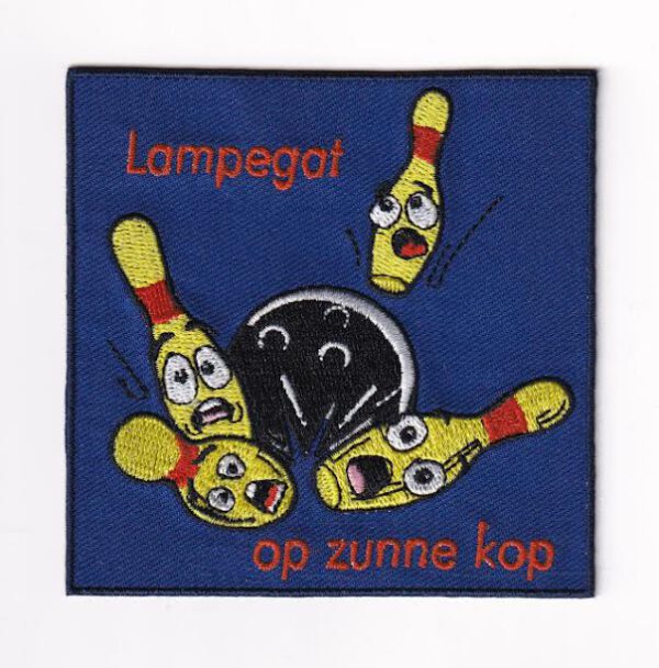 Strijkembleem Lampegat op zunne kop