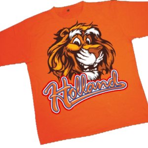 T-Shirt Holland leeuw cartoon
