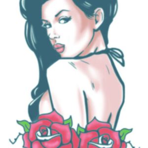 Tattoo Biker - Rose Pin Up