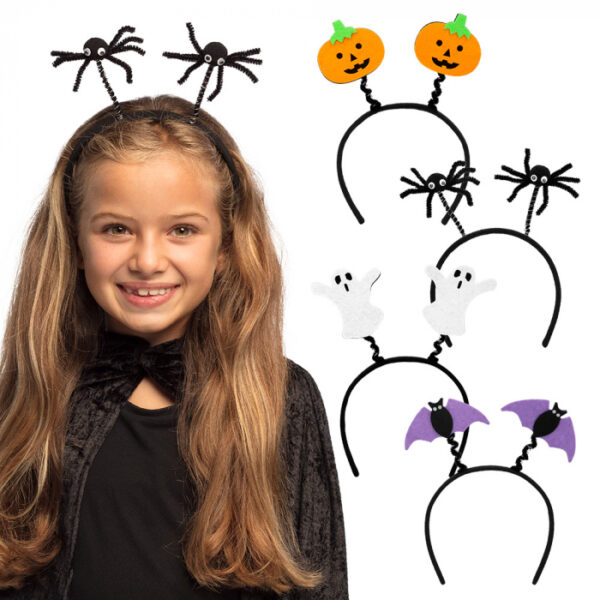 Tiara Halloween kind - Spinnen