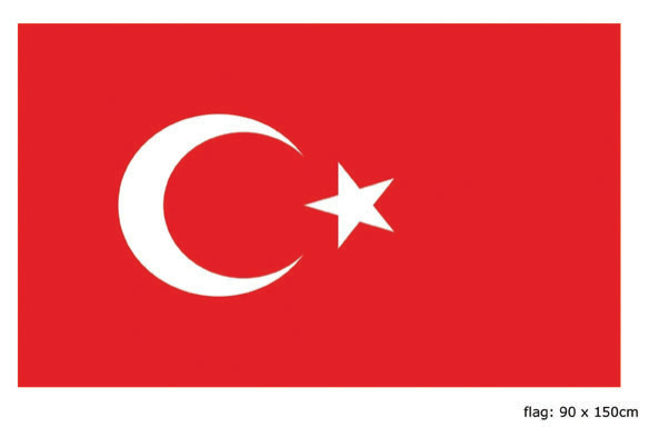 Vlag van Turkije - 150x90cm