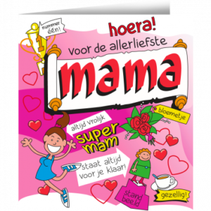 Wenskaarten - mama cartoon