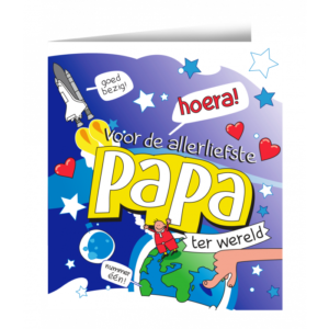 Wenskaarten - papa cartoon