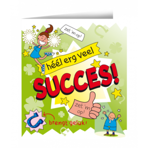 Wenskaarten - succes cartoon
