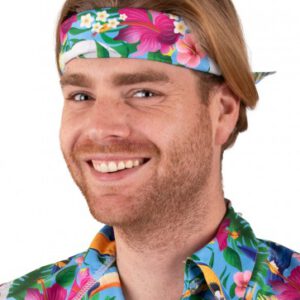 Zakdoek / Bandana Hawai blauw